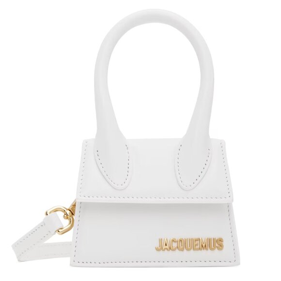 JACQUEMUS White 'Le Chiquito' Bag NWOT - Picture 1 of 11